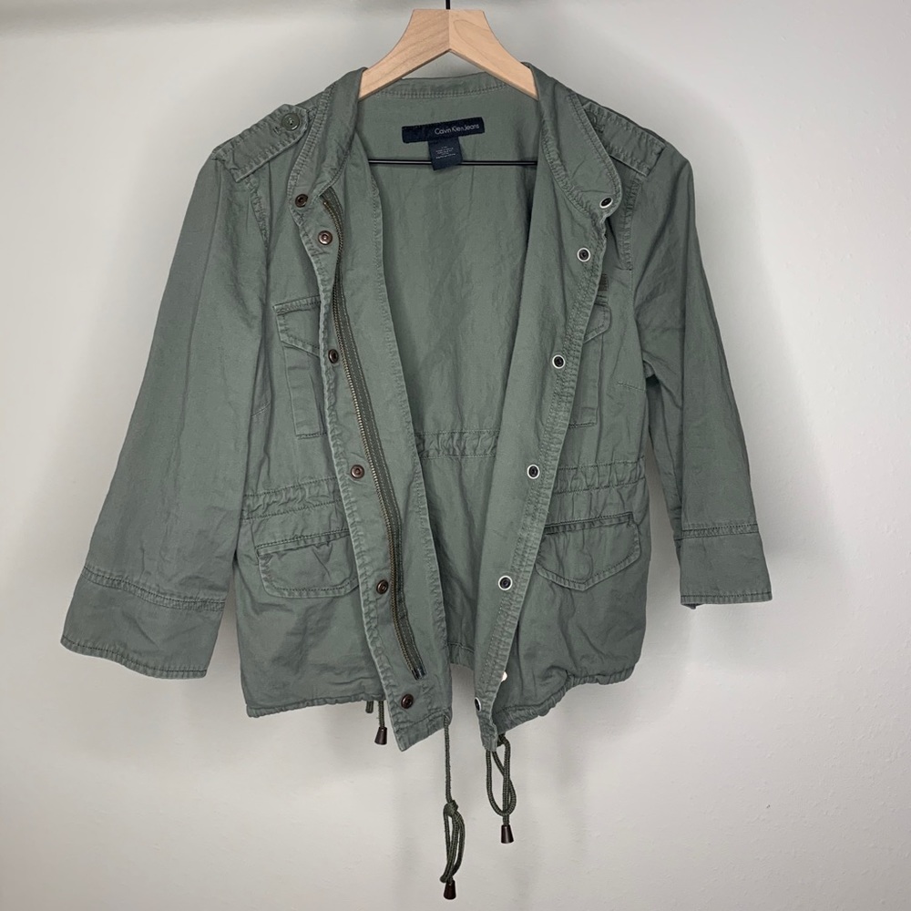 Calvin Klein Army Green Jacket